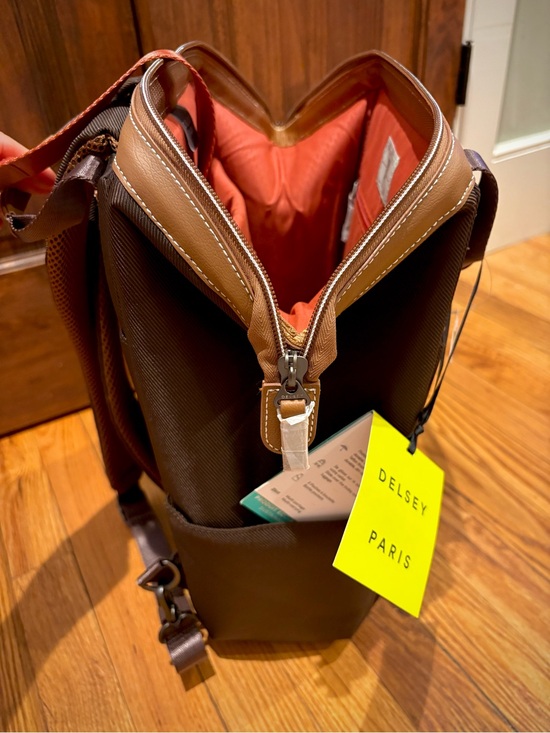 Delsey Paris Chatelet Air 2.0 Backpack Tote Brown NWT main image 6